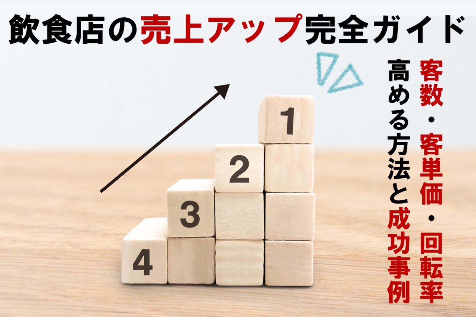 飲食店の売上アップ完全ガイド：客数・客単価・回転率を伸ばすノウハウ 